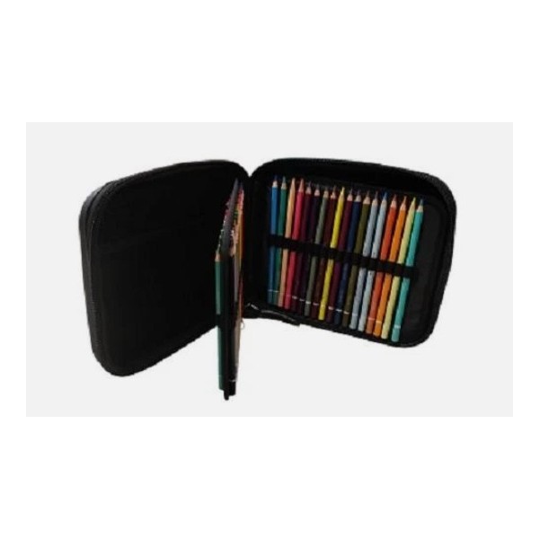 Astuccio big Fraffrog TintaUnita con pastelli,...