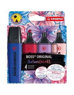 EVIDENZIATORE BOSS ORIGINAL NATURECOLORS WILDFLOWERS SET...