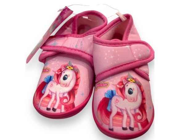 PANTOFOLA UNICORNO BIMBA CHIUSA DAL 22 AL 27 vy222267 A STRAPPO