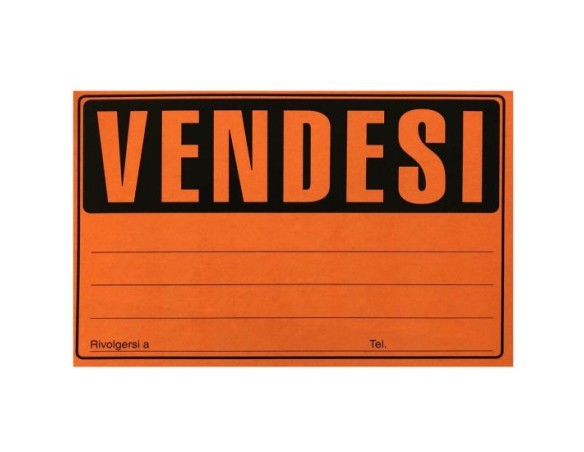 Targa Cartello vendesi 32x23cm cartoncino colori assortiti - 53001