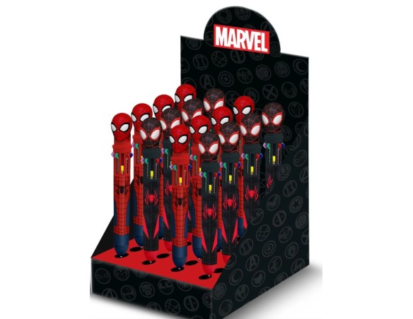 Spiderman | Penna Multicolor Muticolore 10 colori Spiderman c.u.
