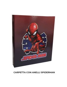 Spiderman | RACCOGLITORE A4 CON ANELLI SPIDERMAN