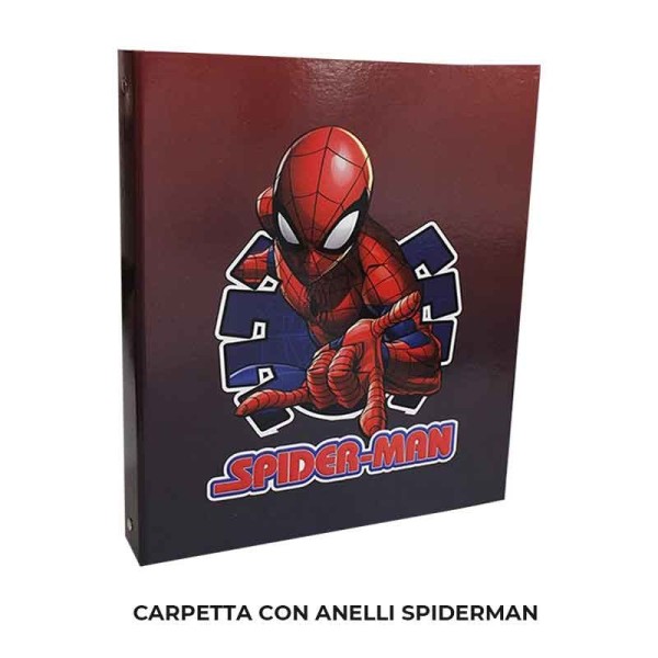 Spiderman | RACCOGLITORE A4 CON ANELLI SPIDERMAN