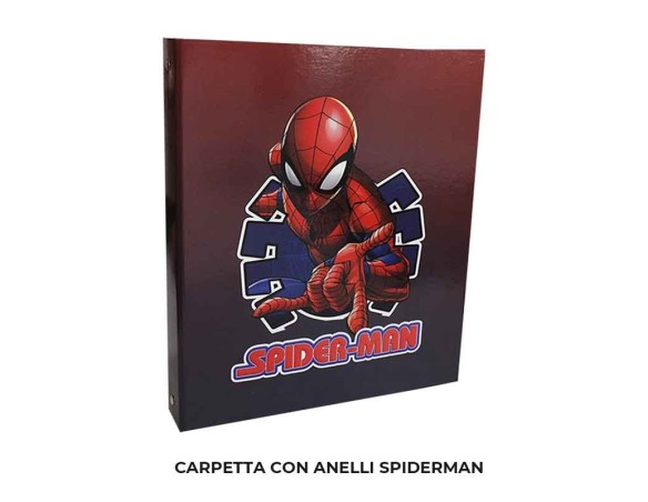 Spiderman | RACCOGLITORE A4 CON ANELLI SPIDERMAN