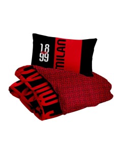 Milan A.C Parure Copripiumino Letto 1 Piazza Milan 2