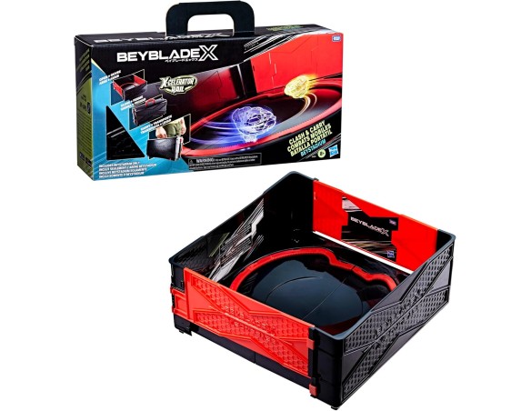 Bey blade Beyblade BBX Clash and Carry Arena Portatile