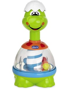 Chicco Dino Trottolino, Trottola con Sfere Colorate,...