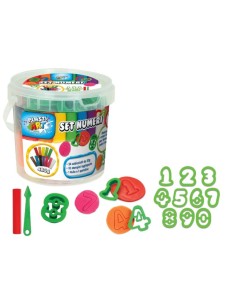 Plastiart - Secchiello Numeri 24 Salsicciotti x20 con...