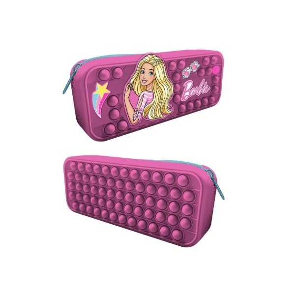 Barbie astuccio bauletto popit in silicone barbie