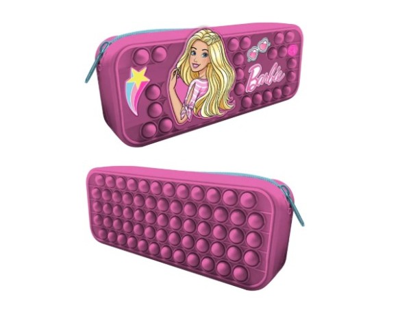 Barbie astuccio bauletto popit in silicone barbie
