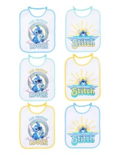 Lilo & stitch bavette 27x22,5cm confezione 6 pezzi...