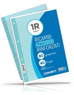 RICAMBI RINFORZATI 5 mm AZZURRO blasetti da 40