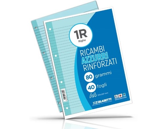RICAMBI RINFORZATI 5 mm AZZURRO blasetti da 40