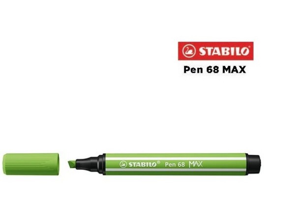 33 - Stabilo Pen 68 MAX Pennarello Verde Chiaro