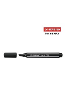 46 - Stabilo Pen 68 MAX Pennarello Nero