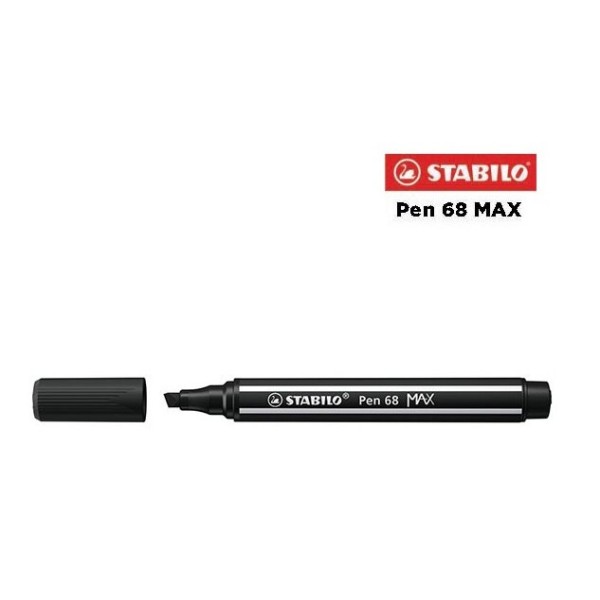 46 - Stabilo Pen 68 MAX Pennarello Nero