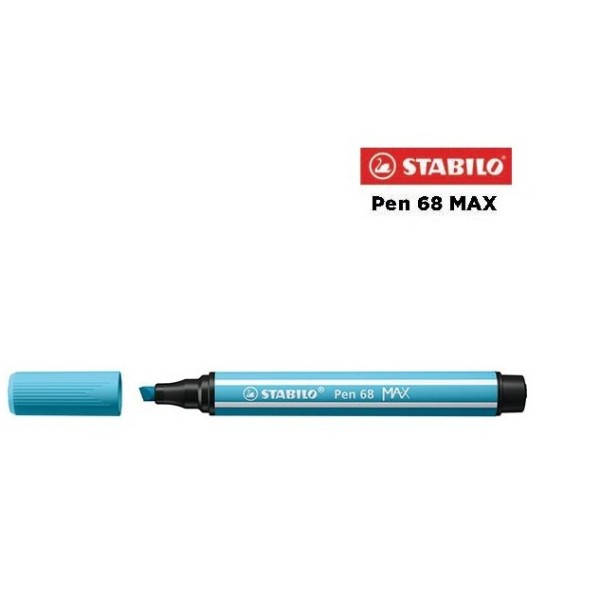 57 - Stabilo Pen 68 MAX Pennarello Azzurro