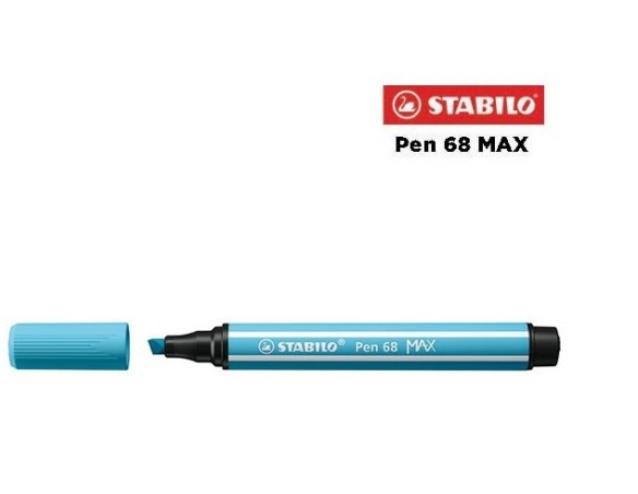57 - Stabilo Pen 68 MAX Pennarello Azzurro