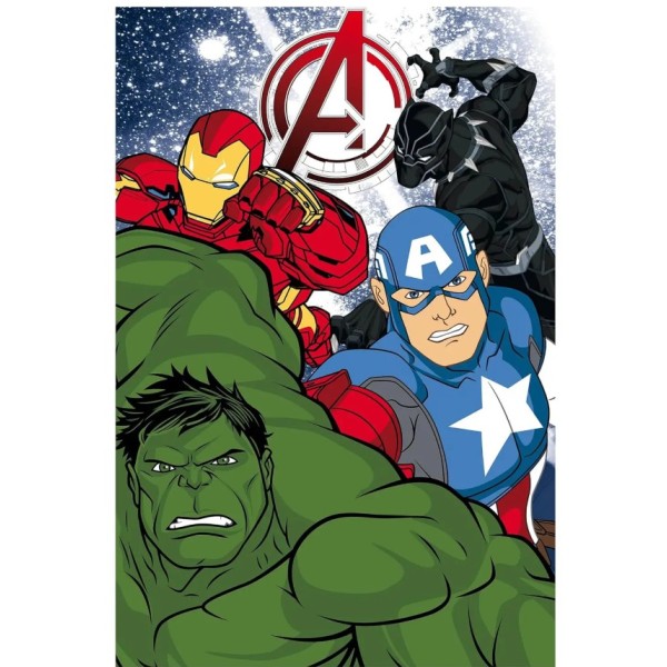 Avengers - Plaid 130x160 Coral Soft Touch Avengers