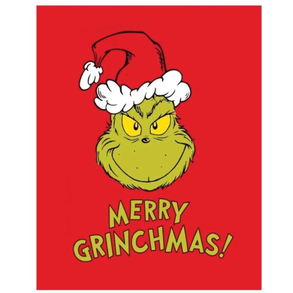 Il Grinch - Plaid 130x160 Coral Soft Touch Il...