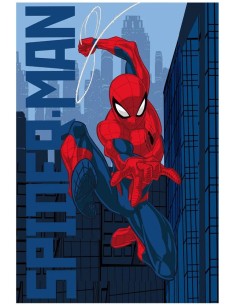 Spiderman - Plaid 130x160 Coral Soft Touch Spiderman