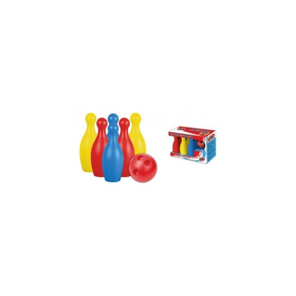 Set Gioco Bowling Set in Scatola Litografata di...