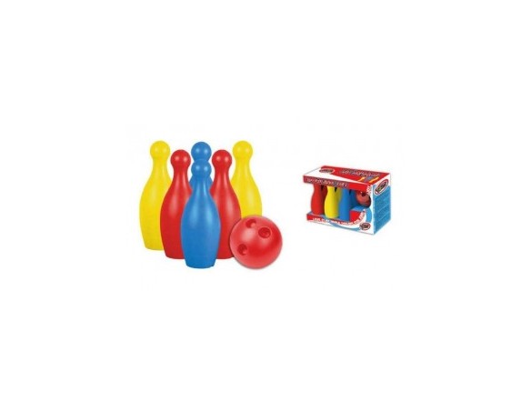 Set Gioco Bowling Set in Scatola Litografata di Mandelli