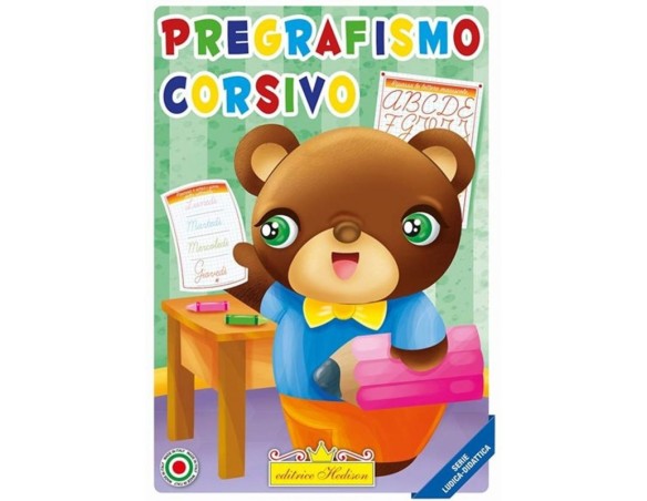 EDITRICE HEDISON LIBRO PREGRAFISMO CORSIVO SERIE DIDATTICA 4777