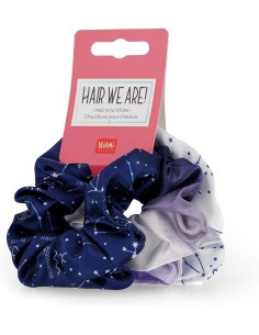 Legami - Set di 3 Hair Scrunchies Hair We Are, Elastici... 2