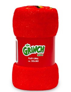 Il Grinch - Plaid 130x160 Coral Soft Touch Il Grinch Natale 2