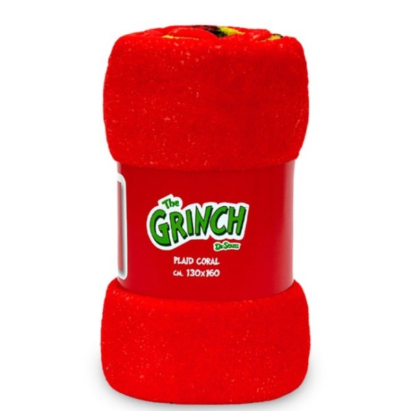 Il Grinch - Plaid 130x160 Coral Soft Touch Il...