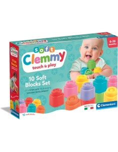 Clementoni - Mattoncini Costruzioni Morbide Soft Clemmy,...