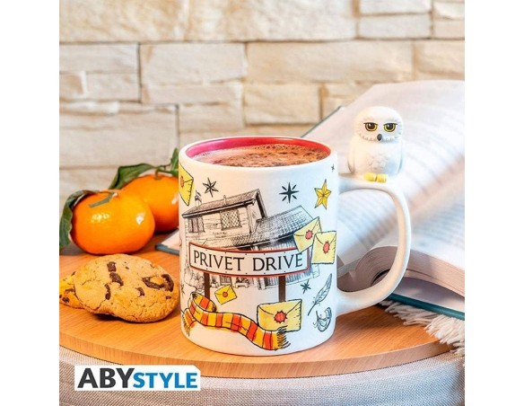 Harry Potter | Tazza Harry Potter Hedwige & Privet Drive Tazza 3D 460 ml ceramica