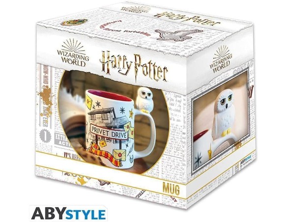 Harry Potter | Tazza Harry Potter Hedwige & Privet Drive Tazza 3D 460 ml ceramica