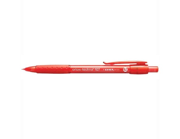 Portamine lyra orlow techno 107 mina 0,7mm 0.7mm rossa rosso