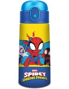 Spiderman Spidey | Borraccia Con Cannuccia Apertura...