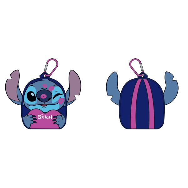 Stitch | Mini zainetto c/portachiavi Lilo & Stitch