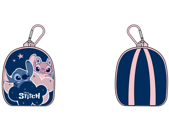 Stitch | Mini zainetto c/portachiavi Lilo & Stitch
