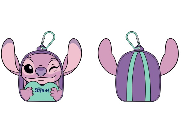 Stitch | Mini zainetto c/portachiavi Lilo & Stitch