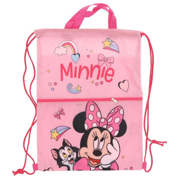 Minnie | Sacca deluxe zaino nylon con laccetti...