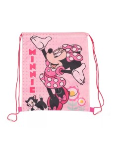 Minnie | Sacca zaino nylon con laccetti Cm. 40 - Minnie