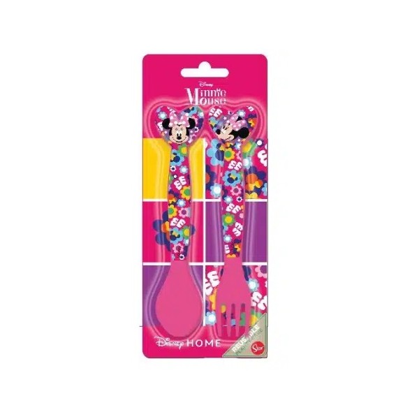 Minnie | SET DUE 2 POSATE MINNIE IN PLASTICA...
