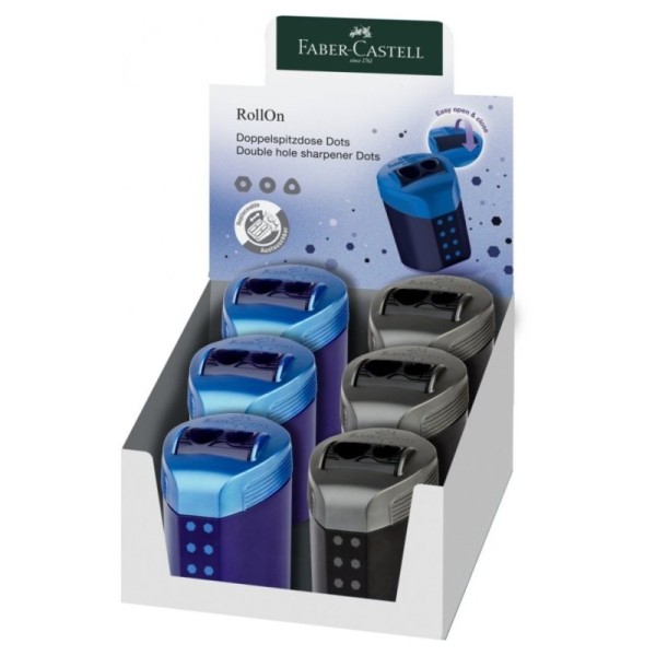 Temperamatite doppio foro roll on dots faber...