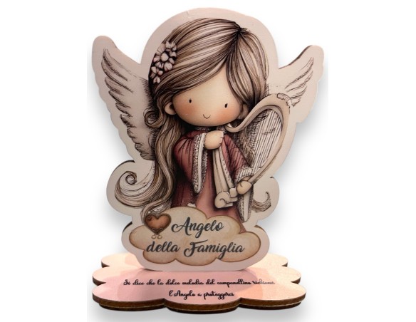 Fabula | Natale | Mini angelo con base Portafoto Angeli 12cm natale fabula