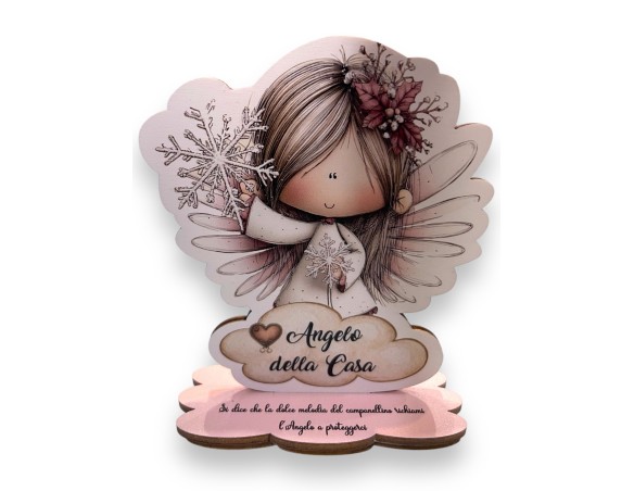 Fabula | Natale | Mini angelo con base Portafoto Angeli 12cm natale fabula