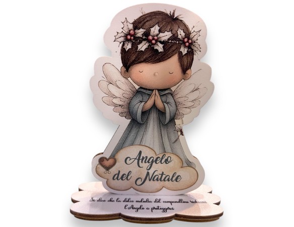 Fabula | Natale | Mini angelo con base Portafoto Angeli 12cm natale fabula