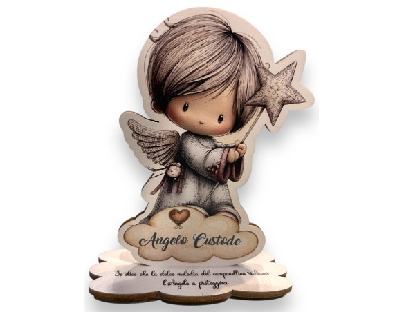 Fabula | Natale | Mini angelo con base Portafoto Angeli 12cm natale fabula