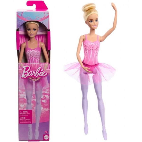 Barbie - Ballerina, bambola bionda con corpetto...
