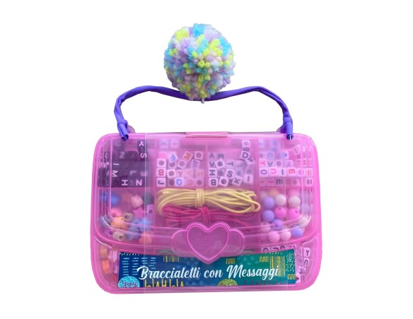 Crazy Chic Braccialetti dell'Amicizia Rosa