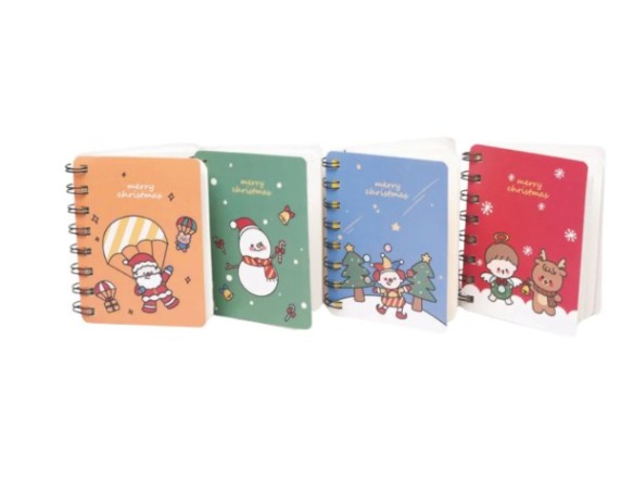 Natale | Piccole Idee regalo Block notes natalizio 10,5x8cm assortiti